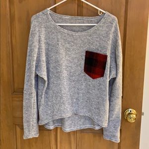 Plaid High-love sweater